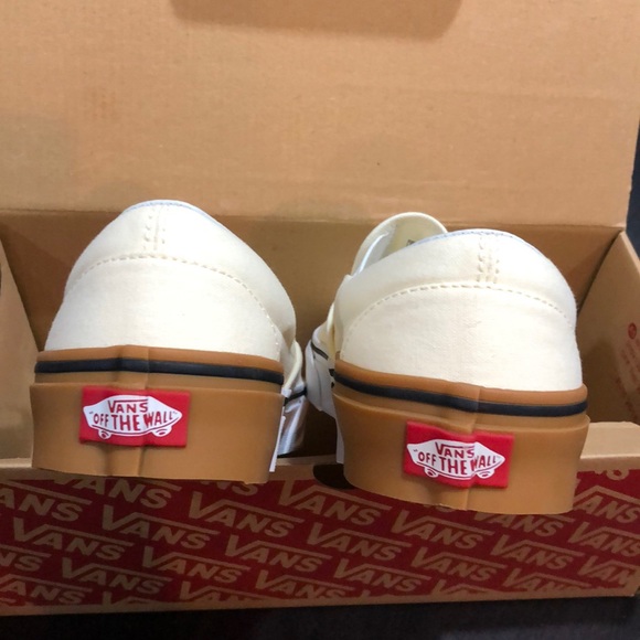 Vans Classic Slip-on Gum Block Classic White - Picture 2 of 4